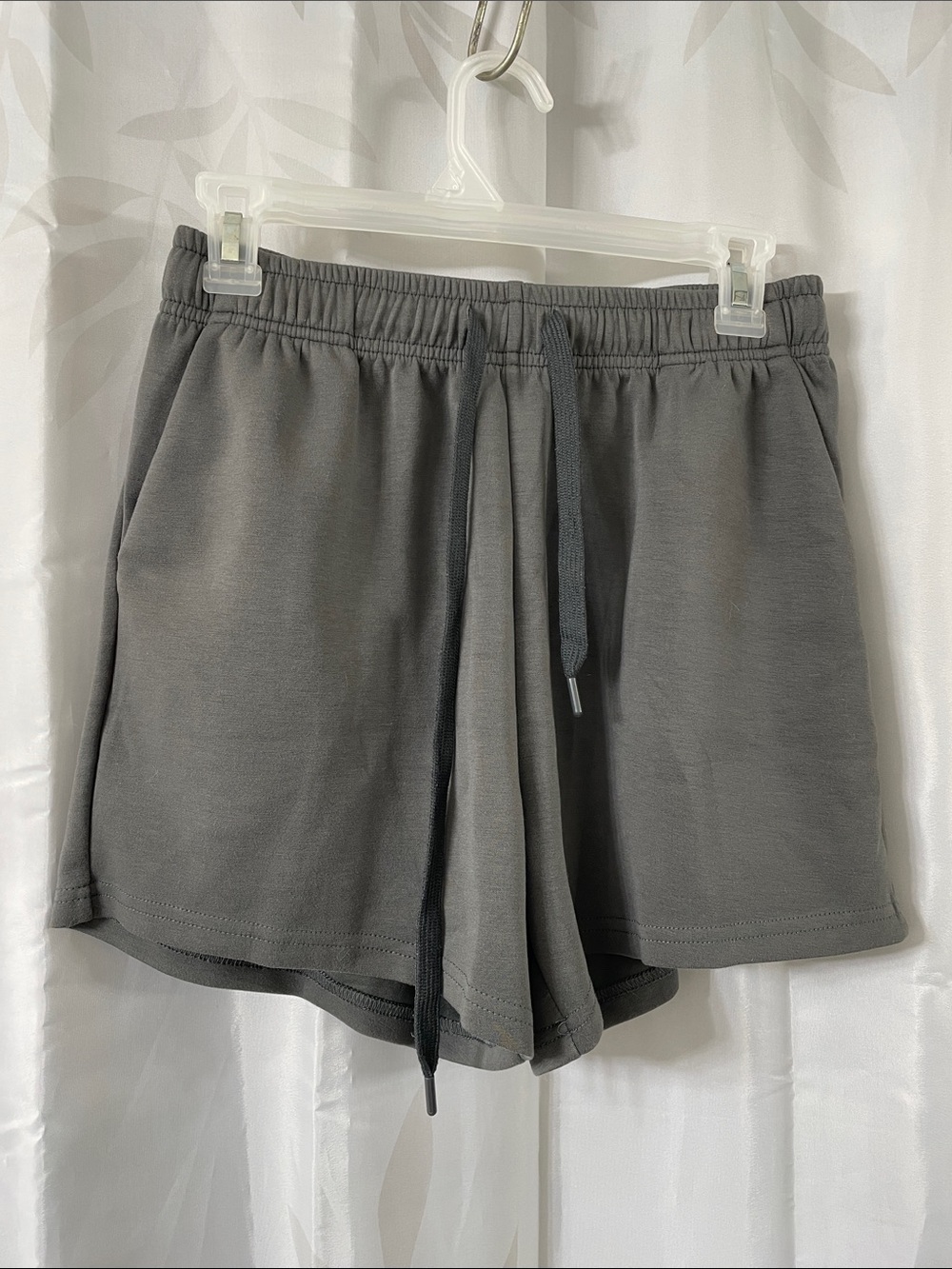 Women's Casual Drawstring Athletic Shorts - Gray